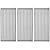 GGC 17 x 8 1/16 Emitter Grates for Charbroil Infrared 463242515 463367016 463242516 463243016 466242515 466242516 463246018 463367516, Stainless Steel Charbroil Grill Replacement Parts