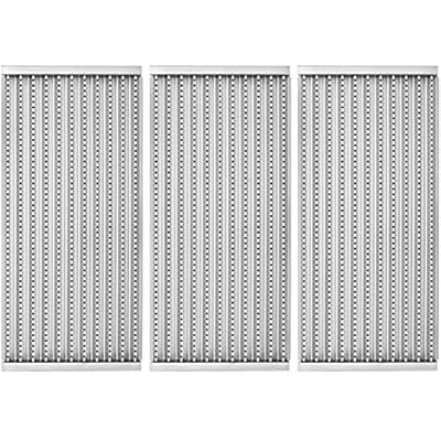 GGC 17 x 8 1/16 Emitter Grates for Charbroil Infrared 463242515 463367016 463242516 463243016 466242515 466242516 463246018 463367516, Stainless Steel Charbroil Grill Replacement Parts