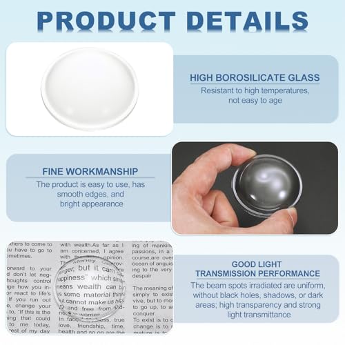 PATIKIL Diameter 50mm Flat Convex Lens - Image 3