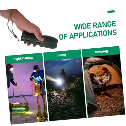 Lampe torche LED portable à manivelle pour éviter les pannes en camping