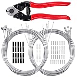 Mardatt 81 PCS Bike Brake Cable and Parts Replacement Set with 1 Cable Cutter, Professional Bicycle...