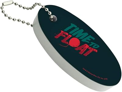 GRAPHICS & MORE IT:Chapter 2 Time to Float Floating Keychain Oval Foam Fishing Boat Buoy Key Float