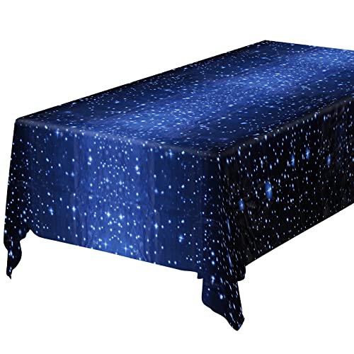 OSDUE Nappes, Jetables Imperméables Plastique, Table Fête Décoration, Couverture Rectangulaire pour Pique-Nique Halloween Noël Mariage Anniversaire, 137 *...