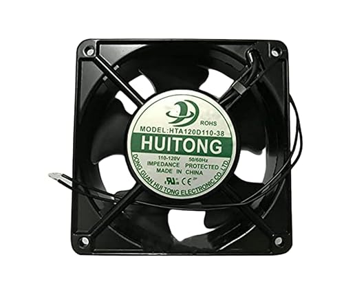 HTA120D110-38 110-120V 12038 Ventilador de enfriamiento 120X120X38MM 2-Wire