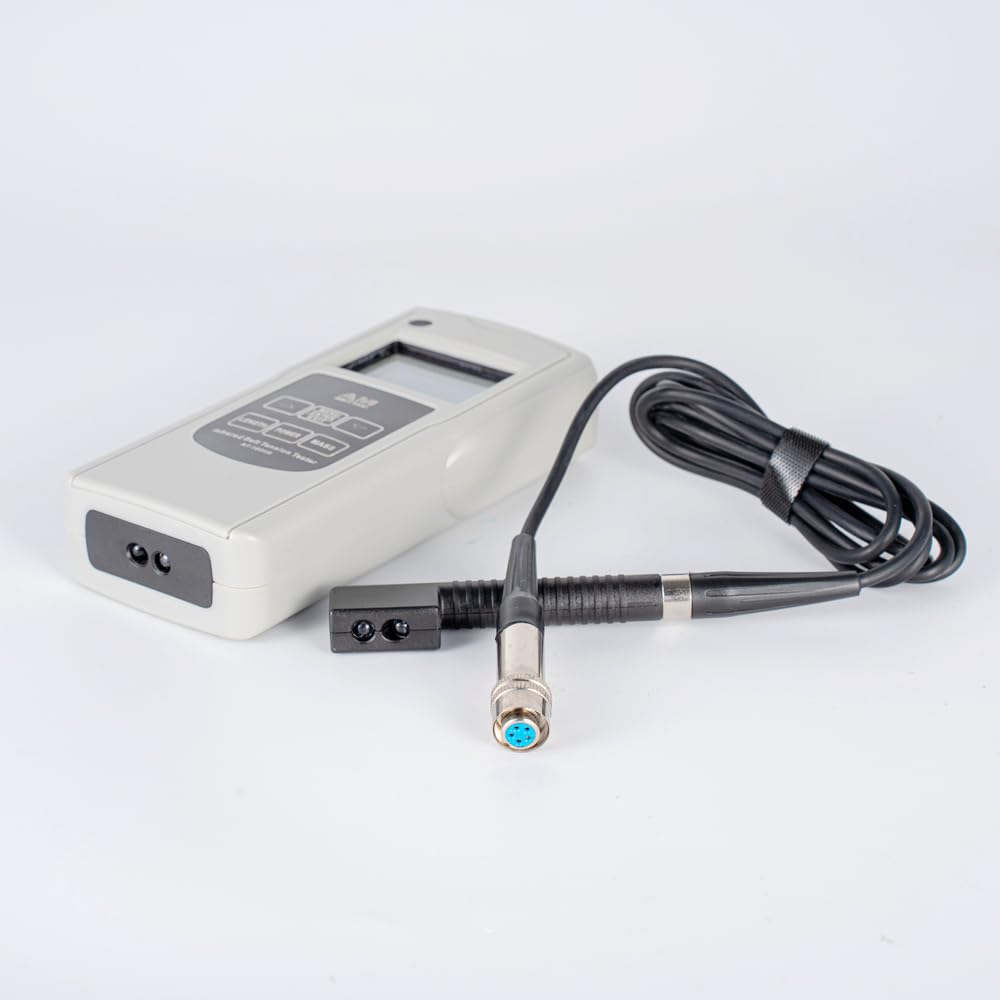 Tensiómetro de banda, AT-180H8, Tensiómetro de banda digital 10~800Hz, Tensiómetro de banda transportadora mecánico motorizado M, Kg/m, N