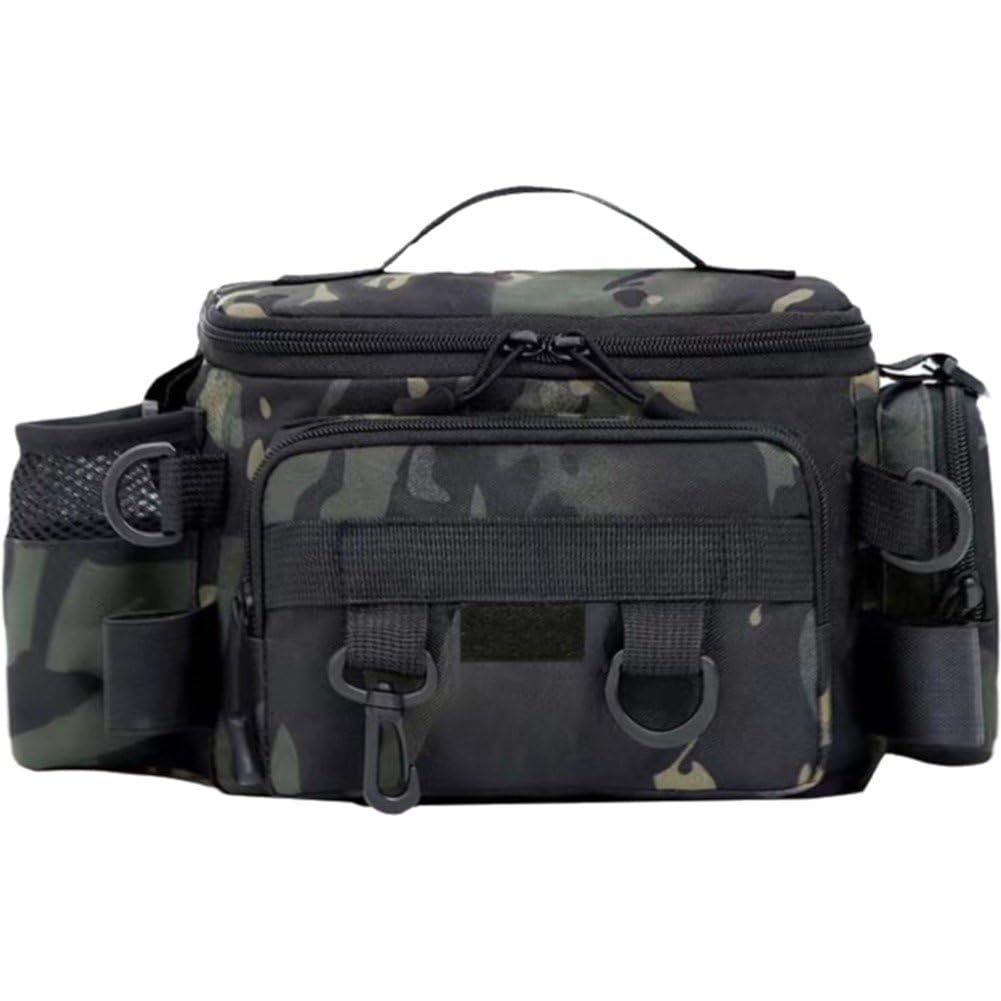 Borsa a Tracolla per Attrezzatura Pesca, Borsa per Riporre L'attrezzatura Portatile Borsa Trasporto Borsa Pesca alla Carpa per Pesca alla Carpa