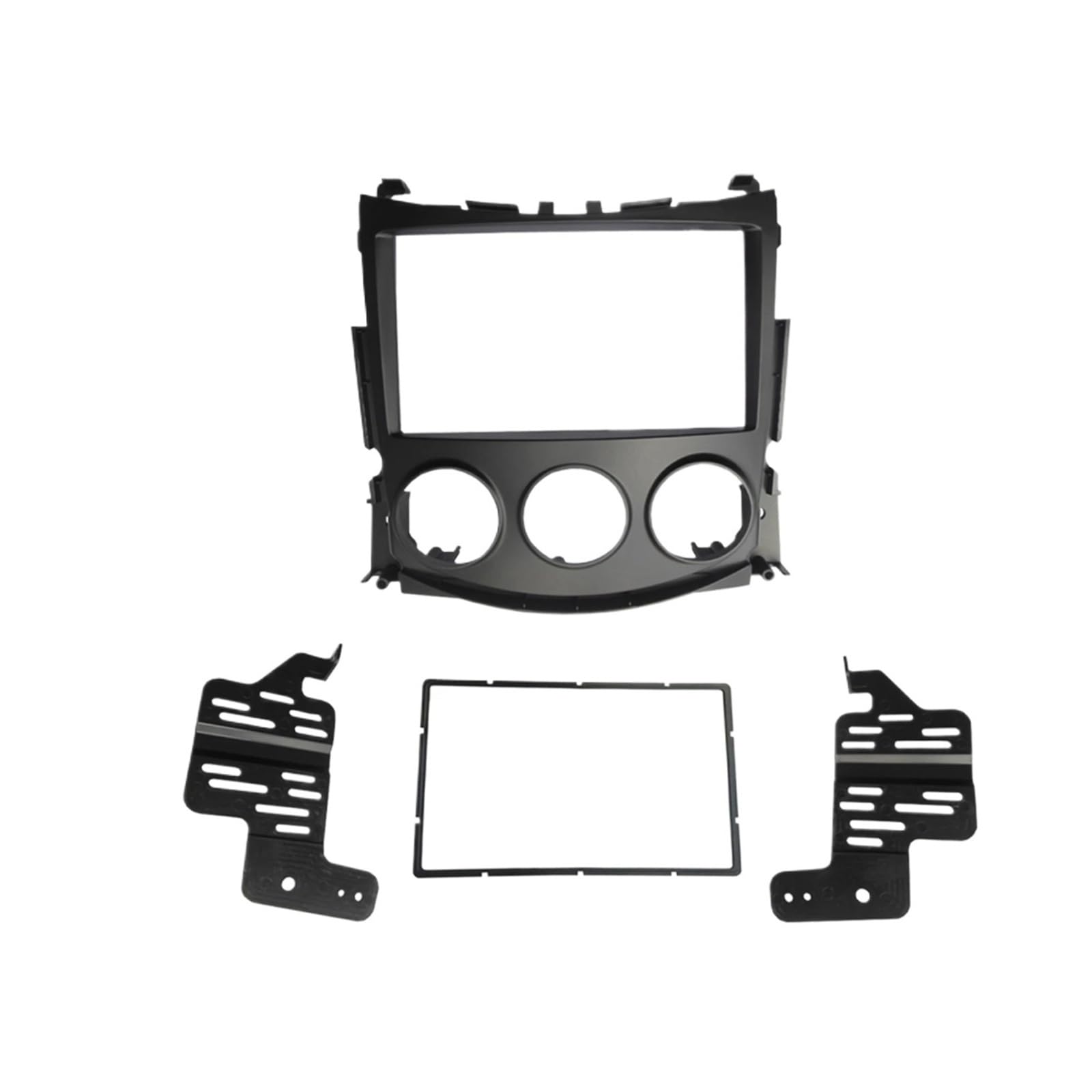 Mascherina Autoradio Cornice Stereo Doppio 2 DIN Autoradio Fascia Cruscotto Pannello Stereo Dash GPS Dvd Trim Kit Installazione Cornice Lunetta per Nissan 370Z 2009-2012