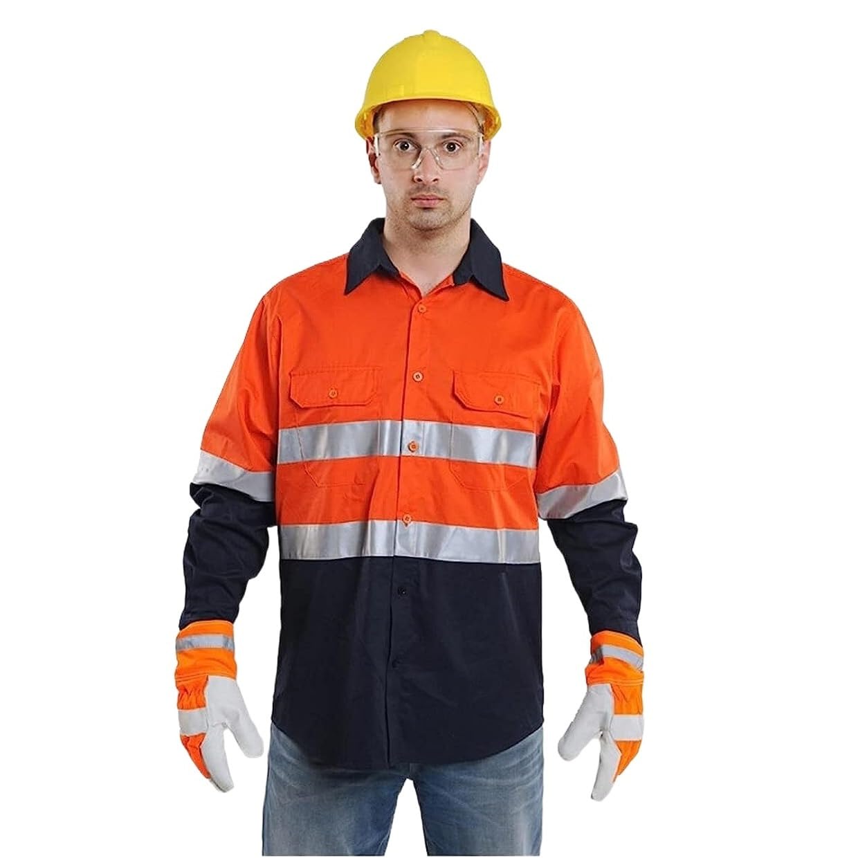Hola Víctor, Chaleco reflectante de alta visibilidad, camiseta ciclismo manga larga, multicolor, S a 4XL(Yellow,S)