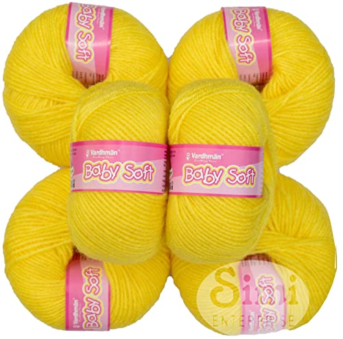 Image of 100% Acrylic Wool Dark Cream (8 pc) Baby Wool Wool Ball Hand Knitting Wool /Art Craft Soft Fingering Crochet Hook Yarn, Needle Knitting Yarn Threa V WZC