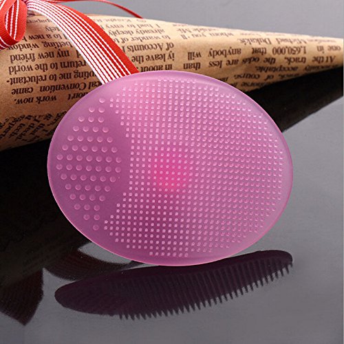 Velishy(TM) Soft Silicon Face Brush for Baby Facial Dirt Remove Home SPA