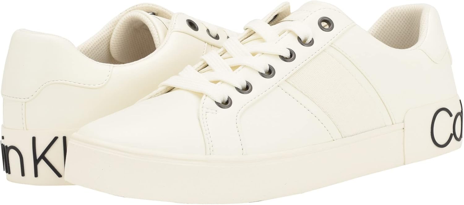 スニーカー Rover Sneaker Amazon.com: Calvin Klein Men's Rover Sneaker, Egret White, 7