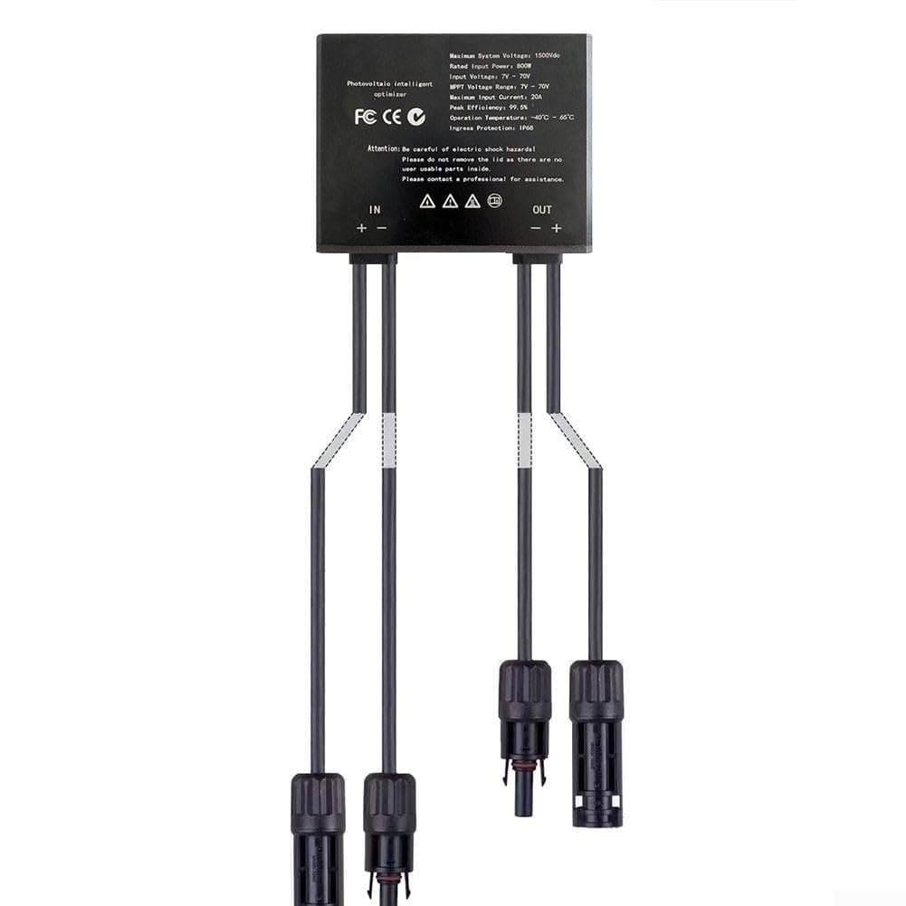 PV Optimierer 800W Solar Leistungsoptimierer Solar Optimierer 800W für Photovoltaik Anlagen 800W PV Optimierer Controller für Solarmodule Photovoltaik Optimierer 800W IP68 Wasserdicht Solar