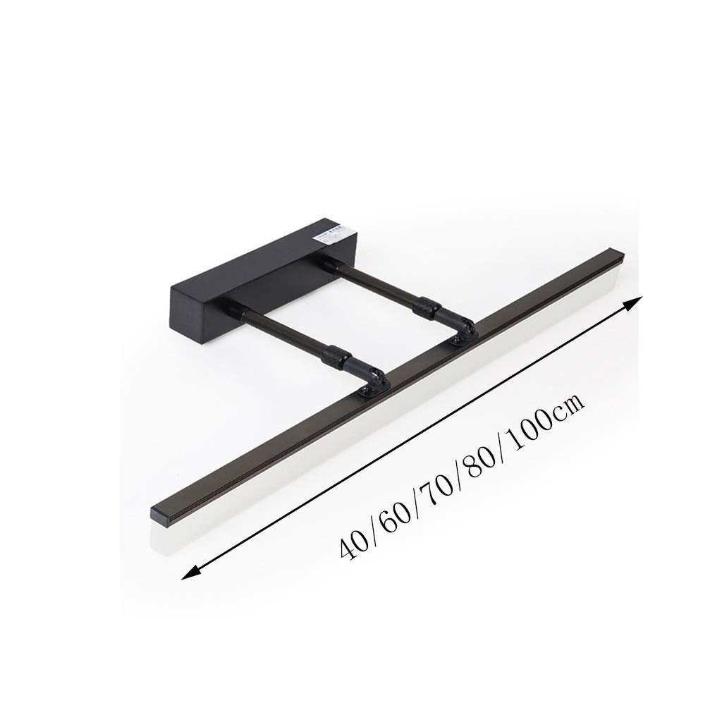 Badspiegellampen Led Spiegelfrontleuchte Wandleuchte Schrankspiegelleuchte Feuchtigkeitsgeschützte Schminkspiegelleuchte Aluminiumsockel Wandbeleuchtung/B-40Cm/8W