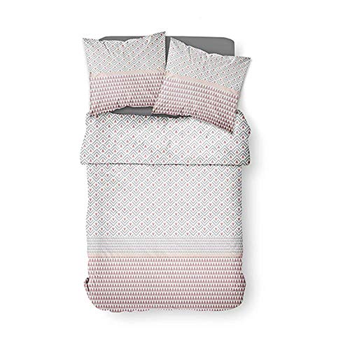 Today Enjoy Kolyn - Parure HC3 : Housse de Couette 220x240 + 2 Taies d’Oreiller 100% Coton