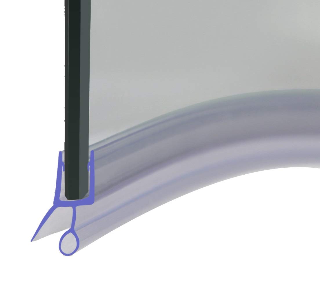 Buy HNNHOME Pre Curve Rubber Plastic Bath Shower Screen Seal Strip Perfect for 10mm Curved or Buy HNNHOME Pre Curve Rubber Plastic Bath Shower Screen Seal Strip Perfect for 10mm Curved or