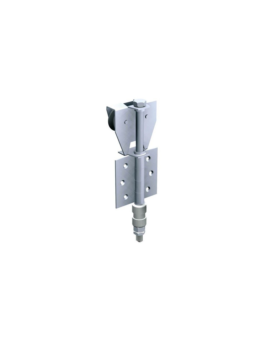 Mantion - Monture a galet pour porte a deplacement lateral bob 51-fixation sur plat -