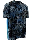 Huk Men's Kryptek LoPro Icon Short Sleeve, Kryptek Neptune, Large