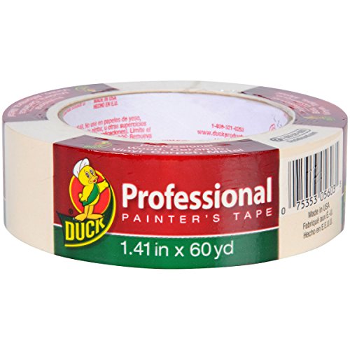 Image of Duck Brand Professional Painter's Tape, 1.41 Inches by 60 Yards, Beige, Single Roll (1362489)