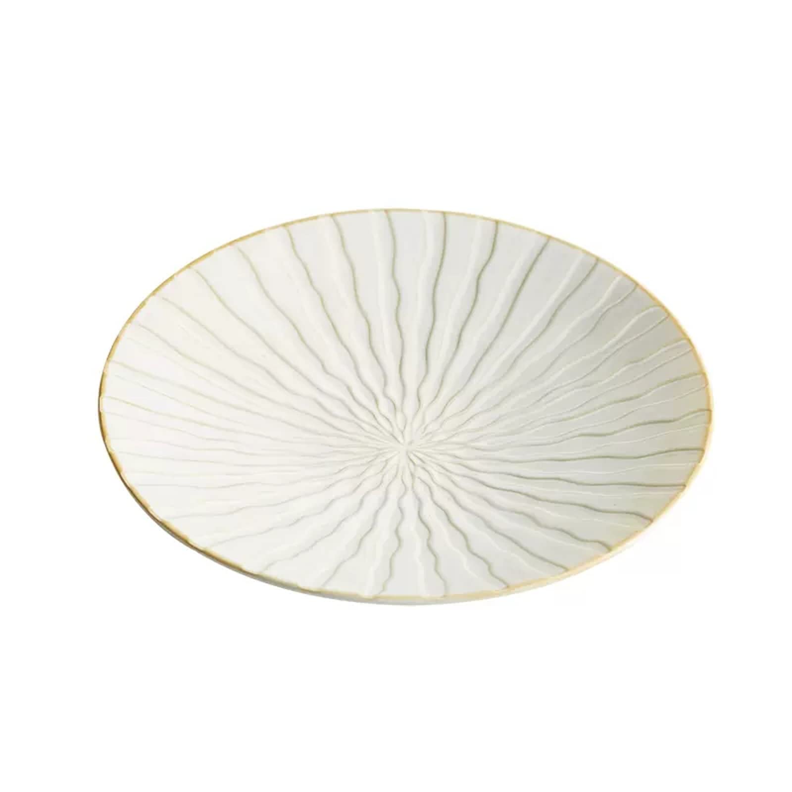 Assiettes Plates Assiette de cuisine occidentale créative assiette à steak japonaise assiette à dîner en céramique avancée vaisselle à Dessert ronde Assiette ( Color : Bruin , Size : 10.75 inch )