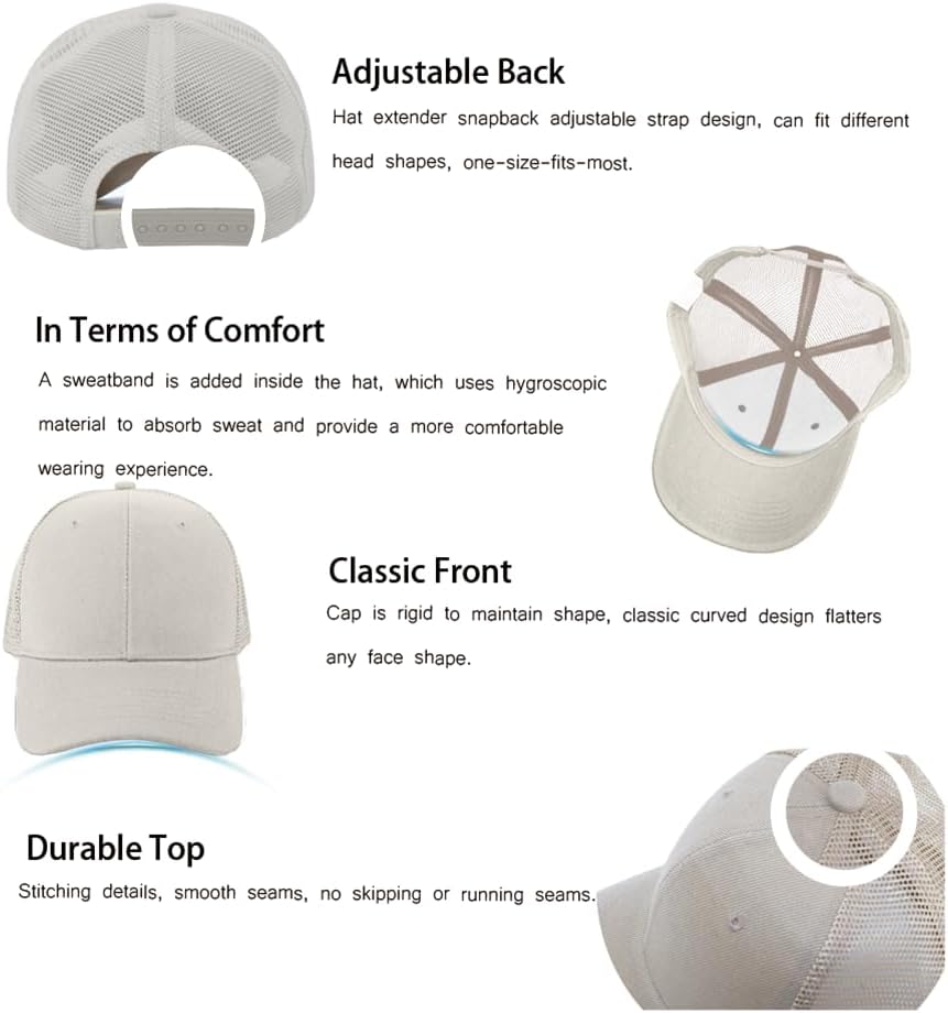 ZH 12 Pack Mesh Trucker Hats, Bulk Baseball Caps for Men and Women, Trucker Cap Wholesale - Image 4