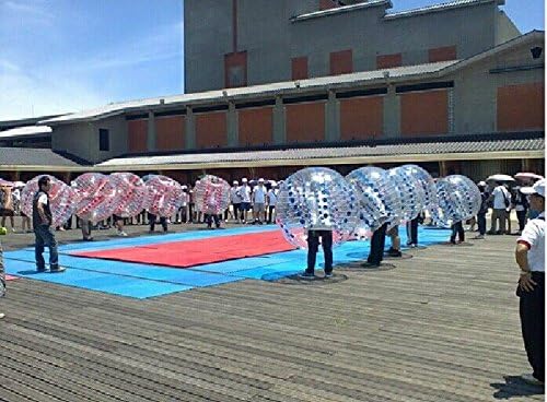 Qiyun Customizable Zorbing Balls 1.2M Transparent TPU Bumper Ball Soccer Bubble Ball 120cm 1 Set 1 Piece