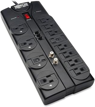 Tripp Lite TLP1208TELTV Protect It! 12-حامي الطفرة في المخرج