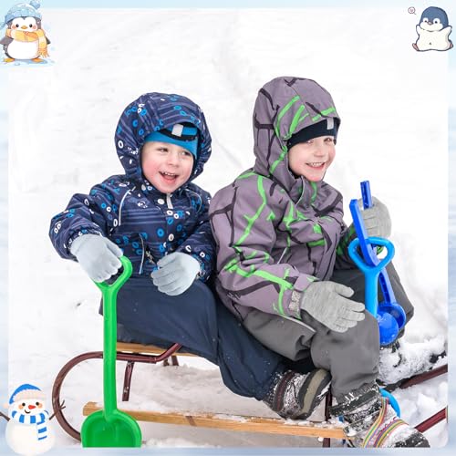 QKURT 6 Paar Winterhandschuhe, Kids Magic Stretch Handschuhe Kinder Handschuhe Unisex Jungen Mädchen Stricken Vollfingerhandschuhe für den täglichen Gebrauch 4–12 Jahre alt