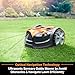 LawnMaster OcuMow™ VBRM601YCM MAX Perimeter Wire Free Robot Lawn Mower Cuts Small Lawns 2000-3500 Square Feet with Optical Navigation, Obstacle Avoidance, Low Noise and No Go Function