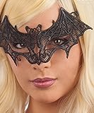 Fledermaus-Maske Fantasy Geheimnisvolle Spitzen-Maske im Fledermaus-Look -Party, Halloween