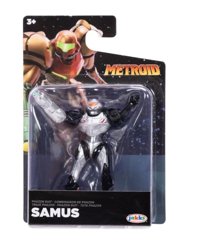 Super Mario Metroid Prime Phazon Suit Samus 2.5 Inch Action Figure