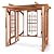 All Things Cedar PO72 Pergola Garden Arbor | Outdoor Shade Haven, Garden Elegance with Cedar Pergola Kit | Handcrafted Durability | Compatible with Porch Swings | Enhancing Backyard Beauty 82x72x74