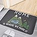Tapis de porte antidérapant pour camping-car - 40 x 60 cm