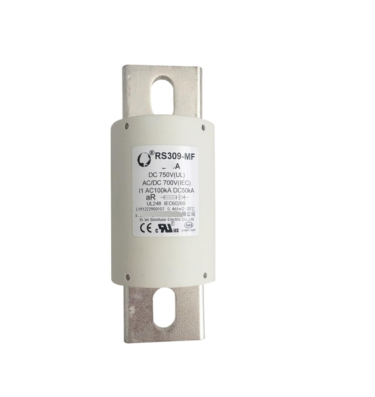 Sicherung RS309-MF S 70A 80A 90A 100A 225A 250A 275A 300A 350A 400A 750V(RS309-MF S100A 20 * 110)