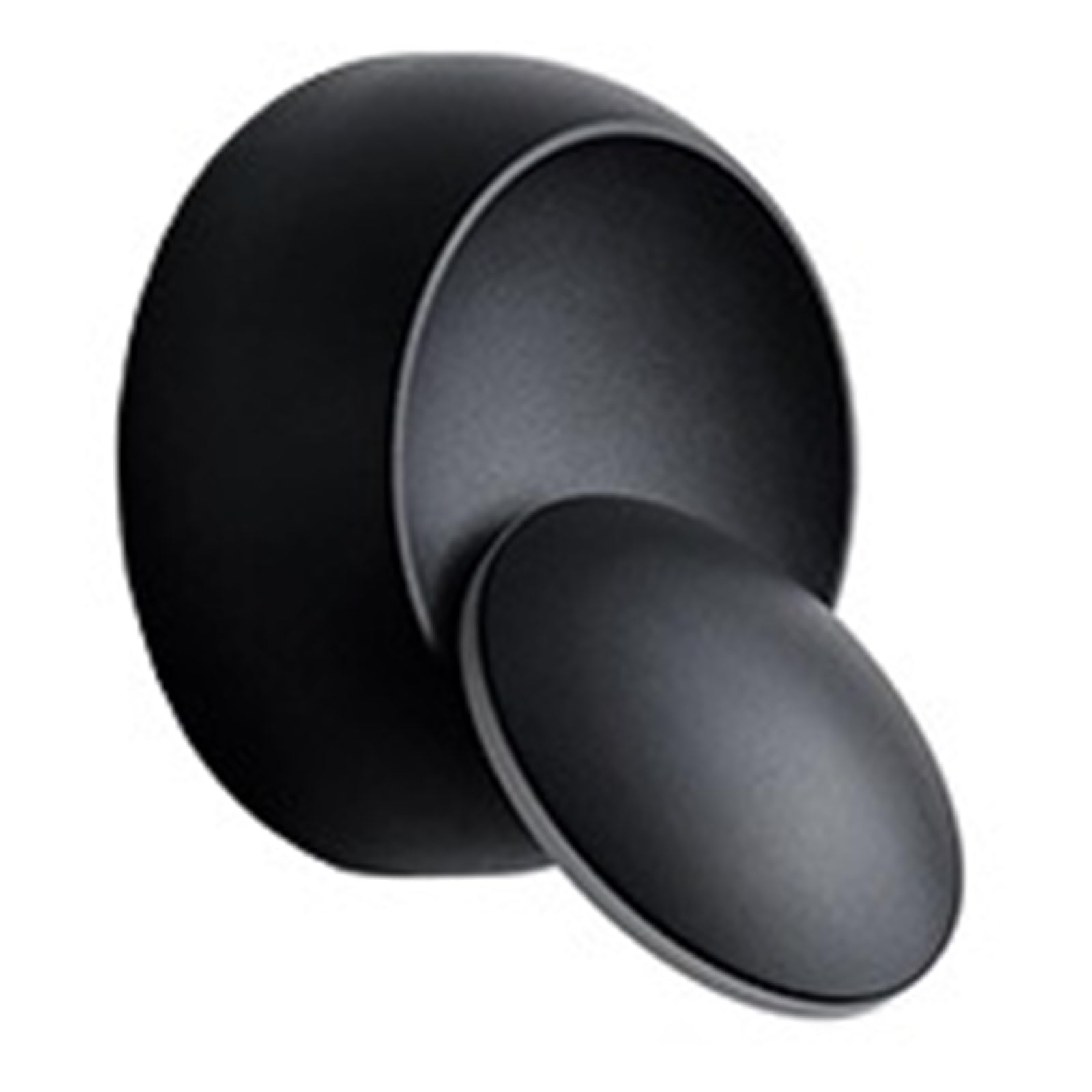Lámpara de pared LED 6W negra con rotación 360 grados y luz blanca fría