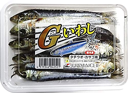イワシちゃん専用 Amazon | ハマイチ(HAMAICHI) Gいわし 冷凍つりエサ 約150g入