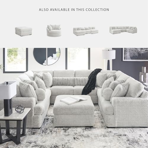 Image of Signature Design by Ashley 6-Piece Modular Sectional with Chaise, White