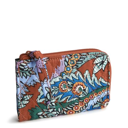 Image of Vera Bradley Women's Premium Cotton Zip Card Pouch