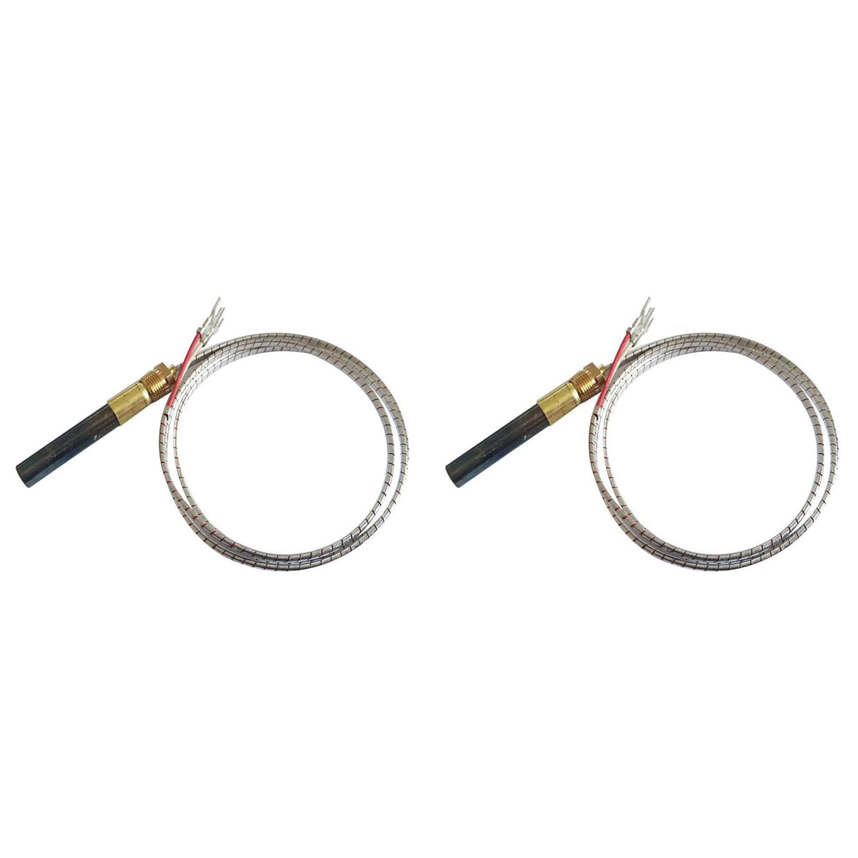Uhidka2X 750Mv Thermocouple for Heat Glo Heatilator for Fire Gas Stoves Heat&Glo Gas Stoves Oven (36Inch, Aluminum)