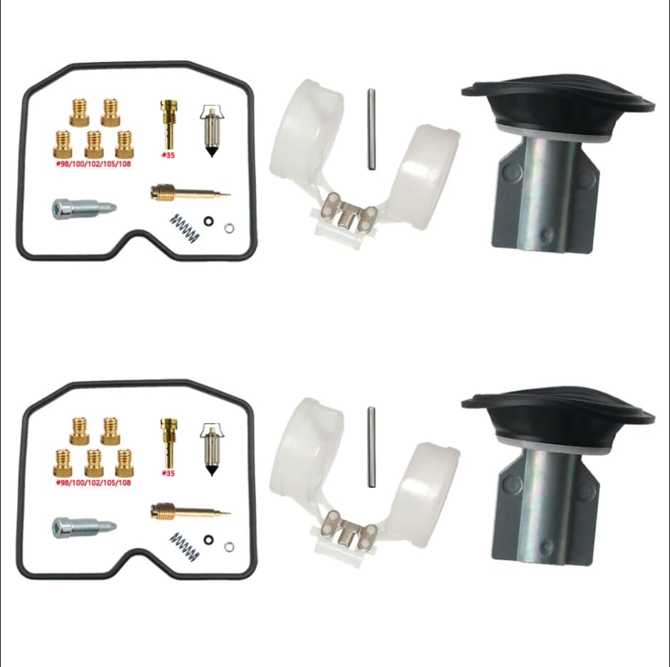 EN500-C 1996-2009 Kit de reparación de carburador VULCAN 500 LTD Kit de reconstrucción de émbolo diafragma piezas flotantes