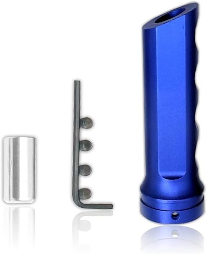 cueclue 1 protector de palanca de freno de mano para automóvil, funda protectora de aleación de 1.37 x 4.92 pulgadas, funda protectora de mango