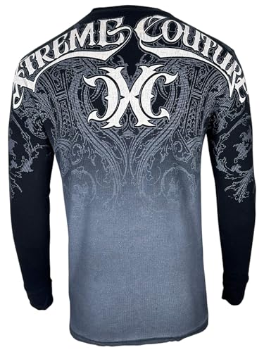 Xtreme Couture by Affliction Men's Thermal Shirt INDUSTRIALIZED3