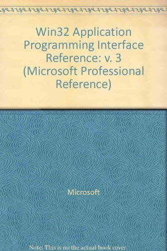 Amazon | Microsoft Win32 Programmer's Reference: Functions A-G ...