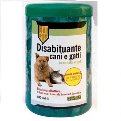 Mai più disabituante cani e gatti Zodiaco 800ml in cubetti gel