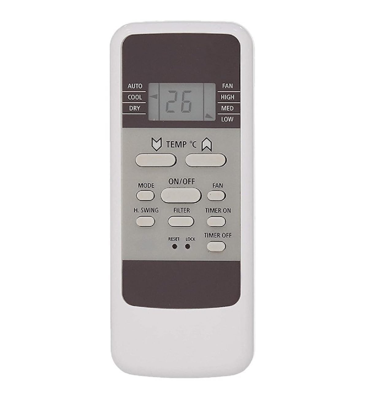 5 Years Warranty Ac Remote Compatible for Hitachi Window Ac Remote 1.5 Ton 3 Star Model No. RAW318KUD,White