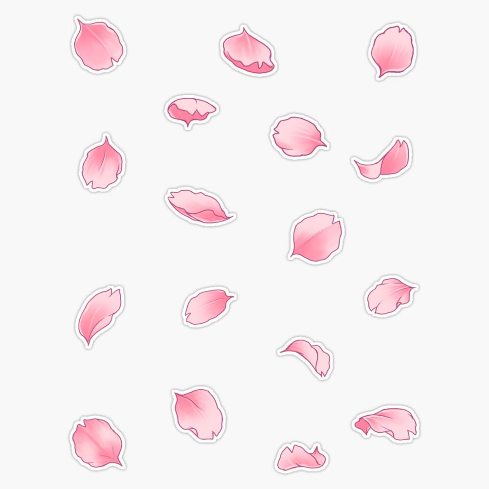 Amazon.com: Extra Falling Sakura Petals Pack Sticker Vinyl