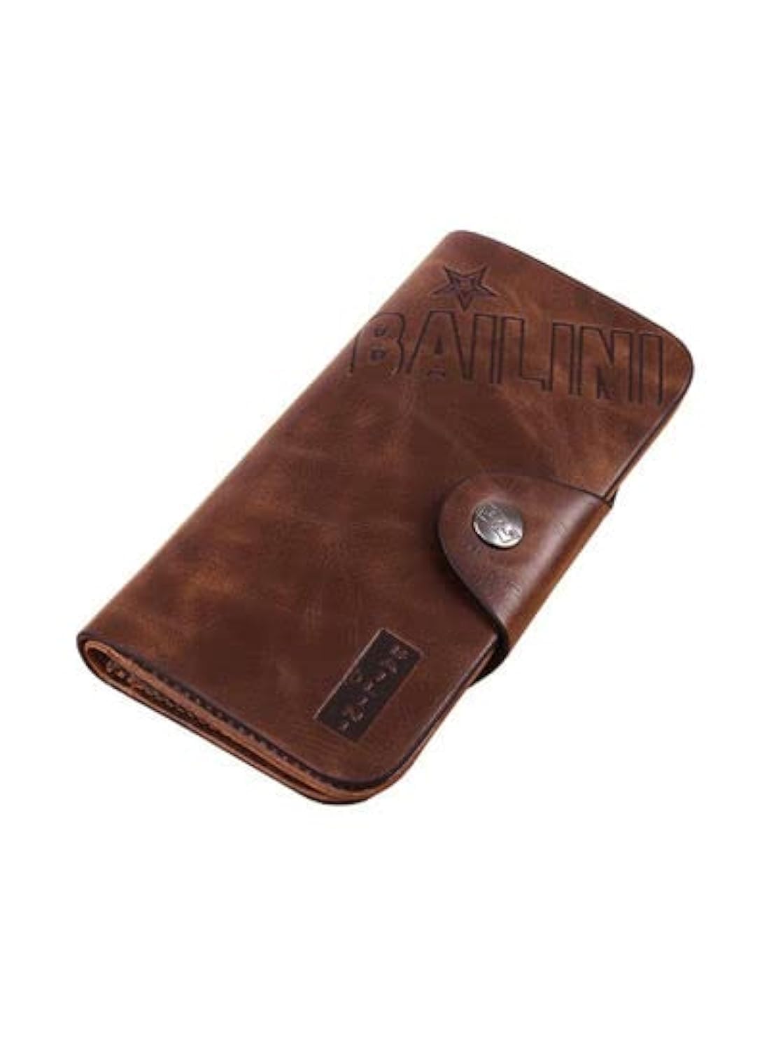 COOLBABY Cowboy Hunter Bifold Wallet Brown