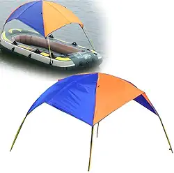 Barraca de pesca Sun Shelter Barco inflável de borracha para toldo de barco para 2 pessoas