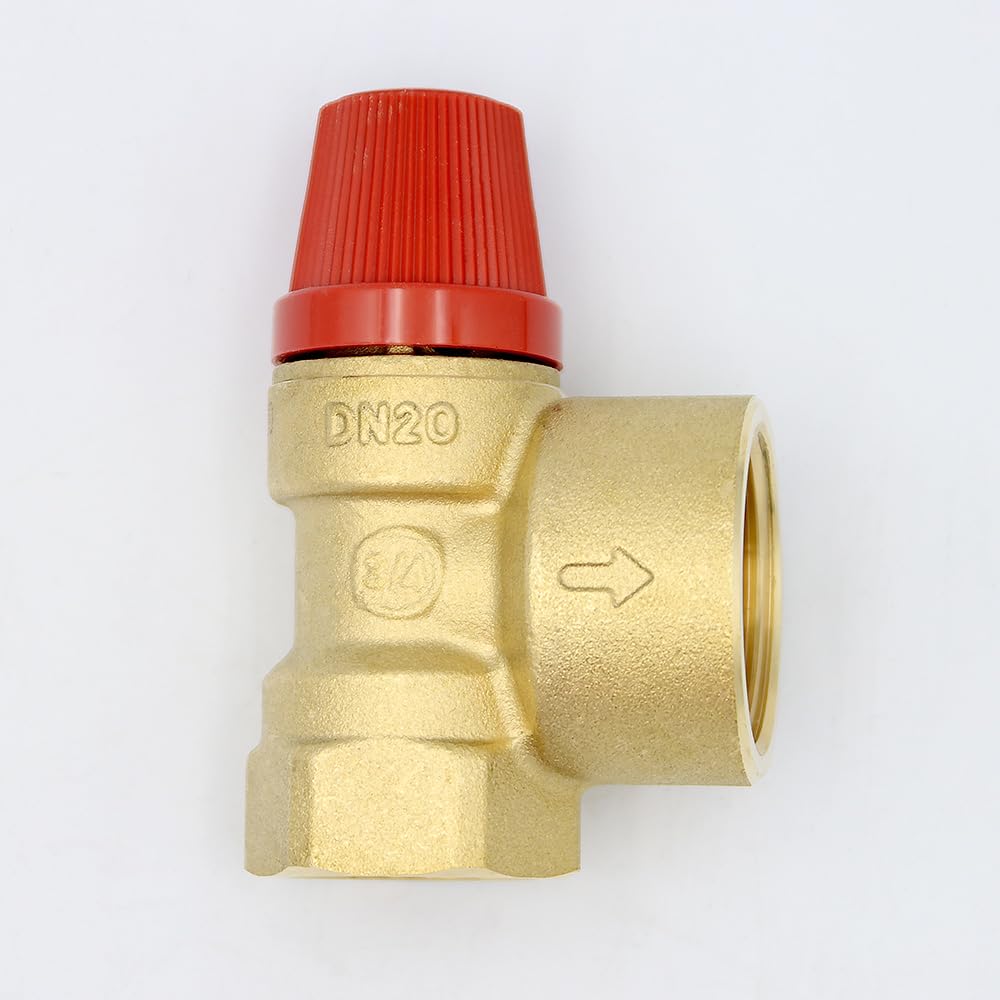 Caleffi Membran Sicherheitsventil 3/4 x 1 Zoll Ansprechdruck 3 bar Überdruckventil Druckventil Heizungsventil Druckbegrenzungsventil Membranventil
