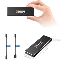 ELUTENG M2 SSD USB-C 3.1 Adapter UASP 6Gbps NGFF Ház 2280 2260 2242 2230 8