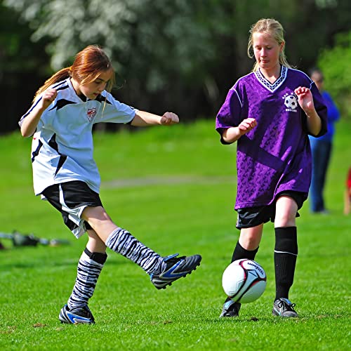 Image of Civaner Youth Soccer Shin Guards Lightweight Breathable Child Calf Protective Gear Soccer Equipment Kids Shin Guards for 4-12 Boys and Girls Children Teenagers